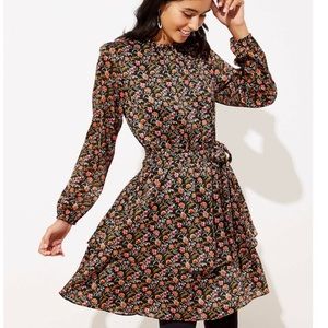 ANN TAYLOR LOFT FLORAL MINI DRESS *NWT*
